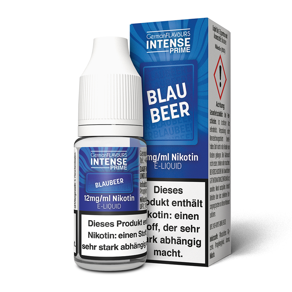 German Flavours Intense Prime Blaubeere | 10ml Liquid 