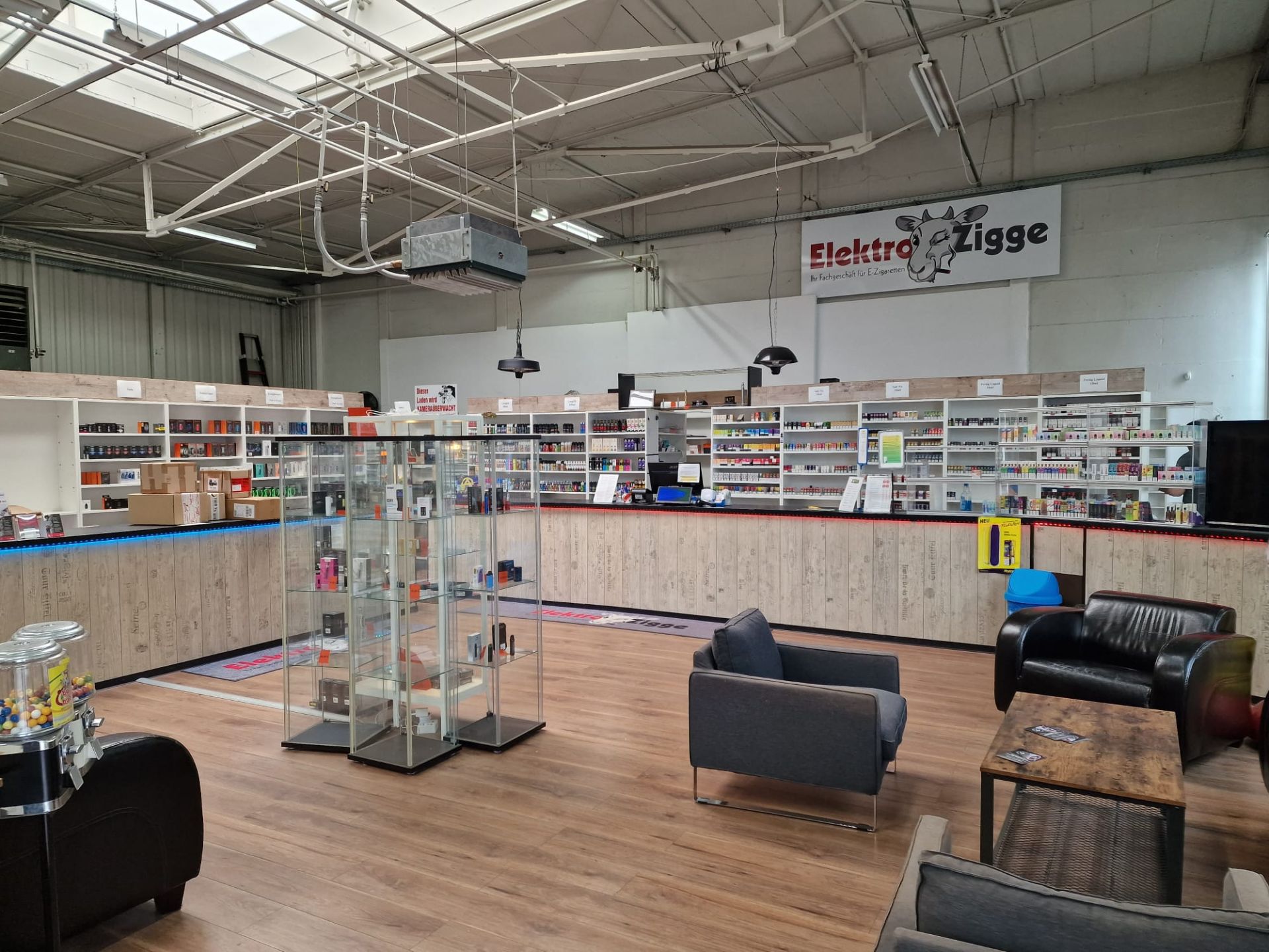 Verkaufsraum der ElektroZigge Filiale in Gießen
