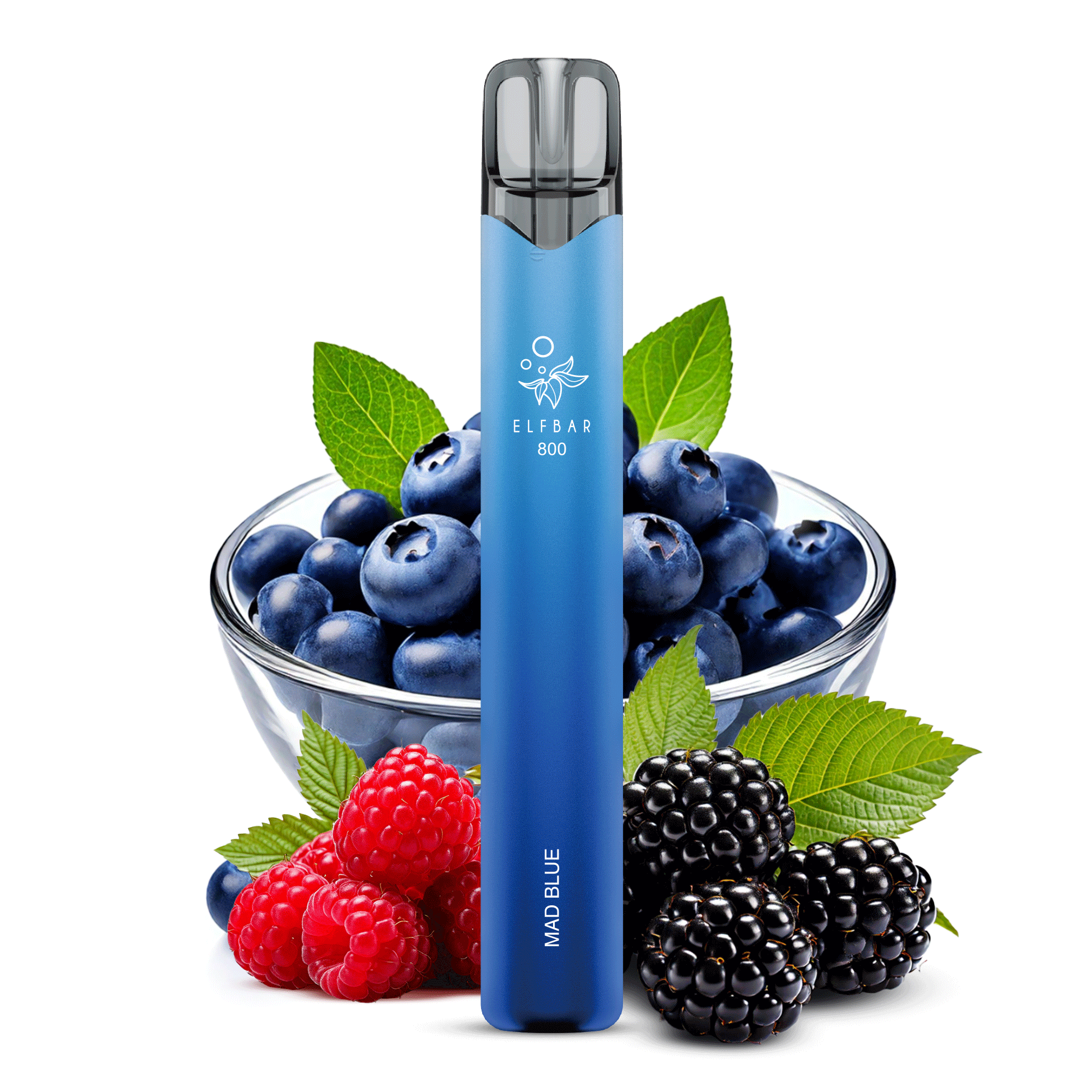 Elf Bar 800 Einweg E-Zigarette - 20 mg - Mad Blue