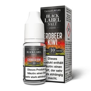 German Flavours Black Label Erdbeere Kiwi SaltNic