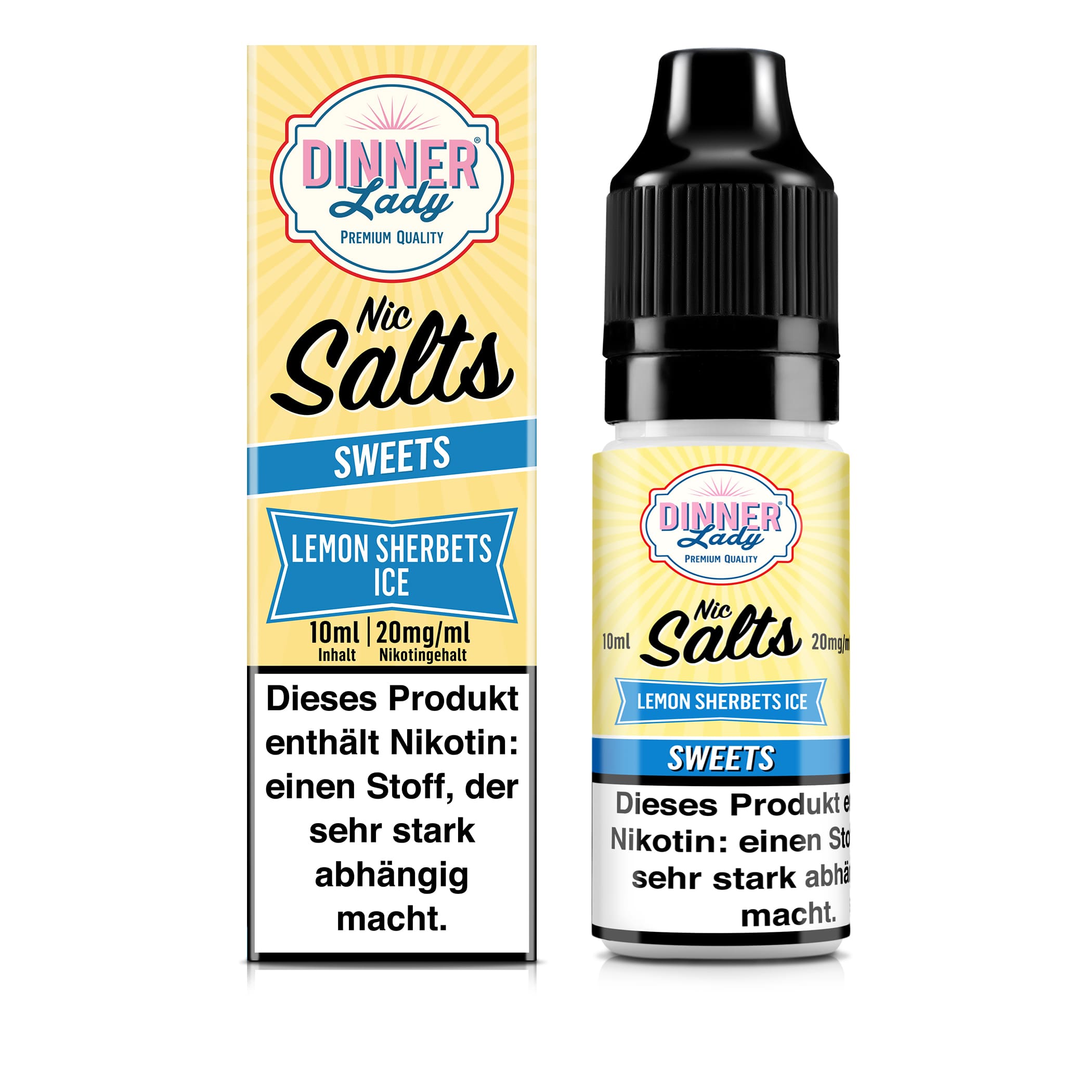 Dinner Lady Lemon Sherbets Ice | 10ml SaltNic