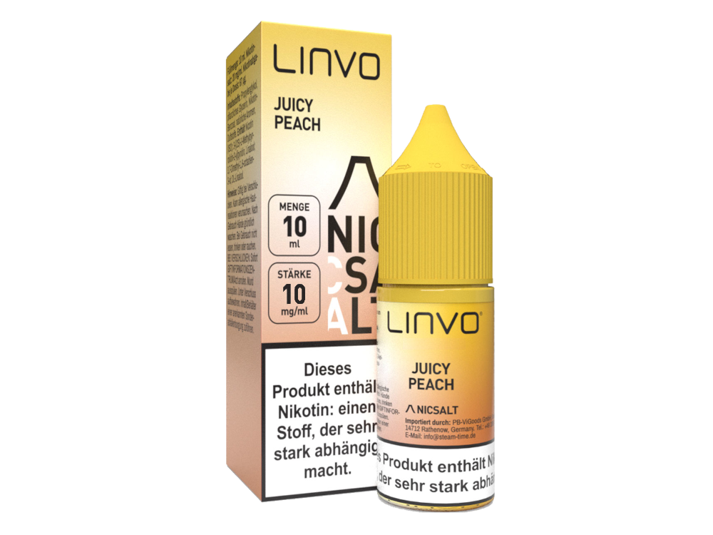 Linvo Juicy Peach 20mg/10ml SaltNic