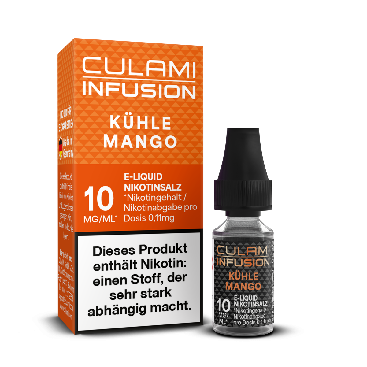 CULAMI Infusion Kühle Mango | 10ml SaltNic 