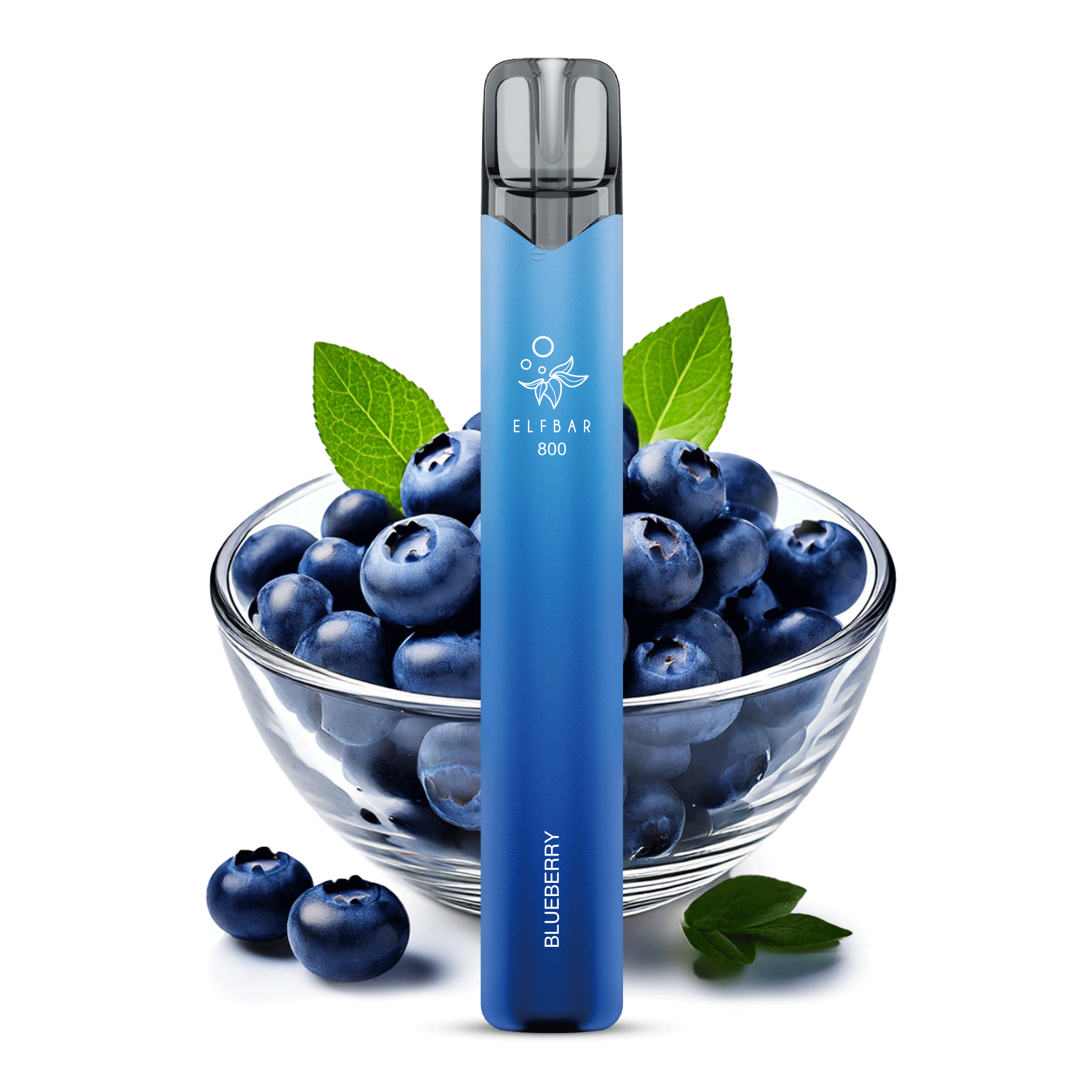 Elf Bar 800 Einweg E-Zigarette - 0mg & 20 mg - Blueberry