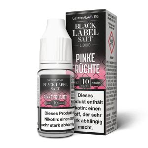 German Flavours Black Label Pinke Früchte SaltNic