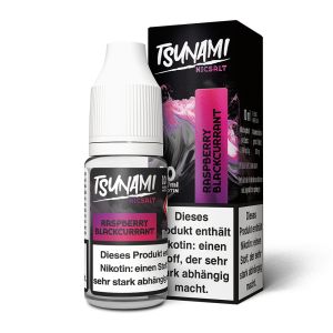 German Flavours TSUNAMI Raspberry Blackcurrant 10ml SaltNic