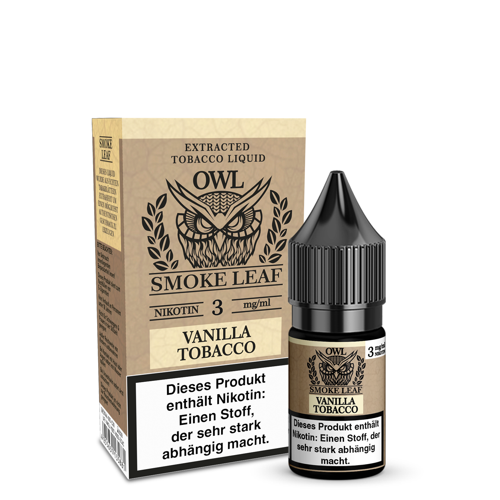 OWL Smoke Leaf Vanilla Tobacco10ml Liquid