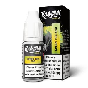 German Flavours TSUNAMI Green Tea Kiwi 10ml SaltNic