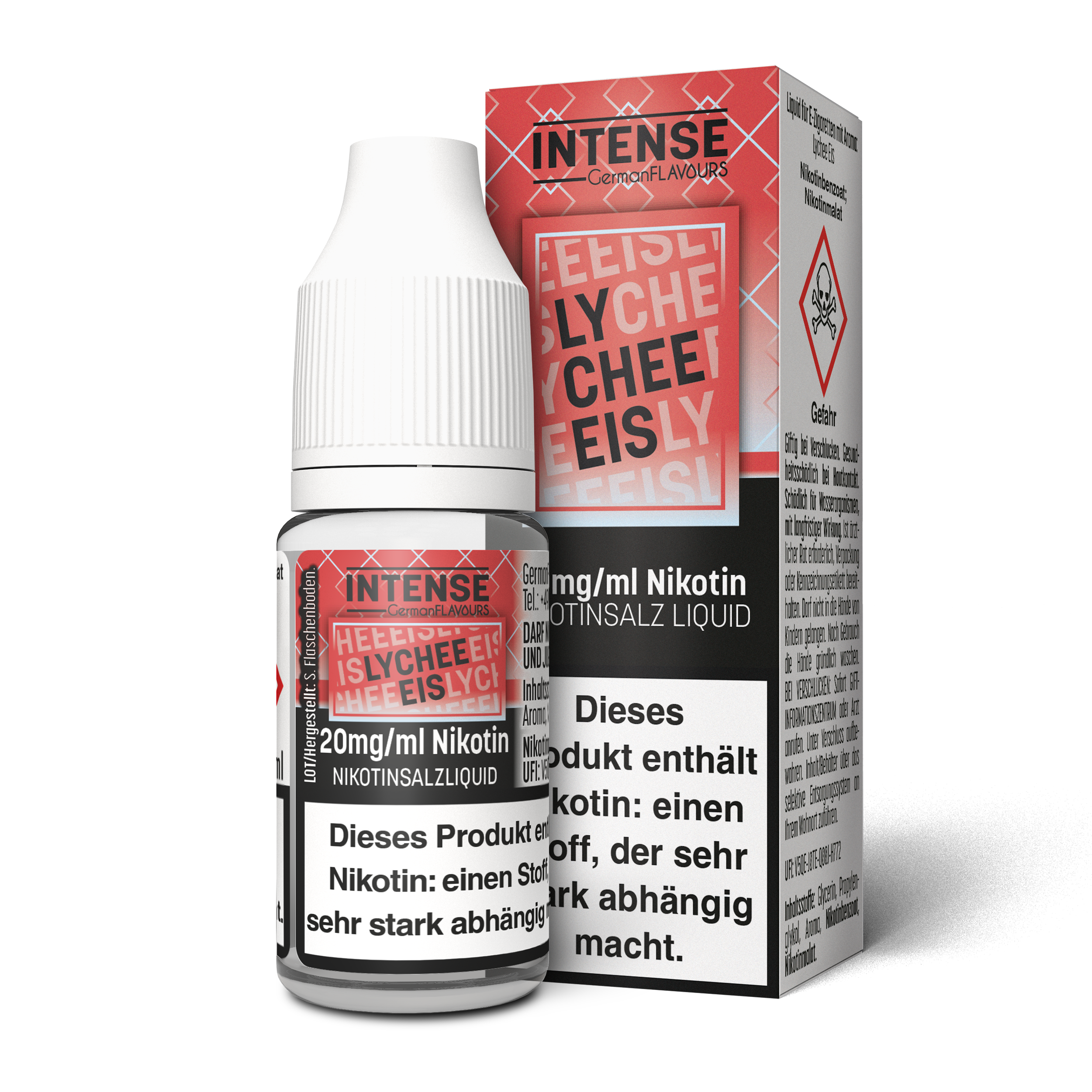 German Flavours Intense Lychee Ice | 10ml SaltNic 