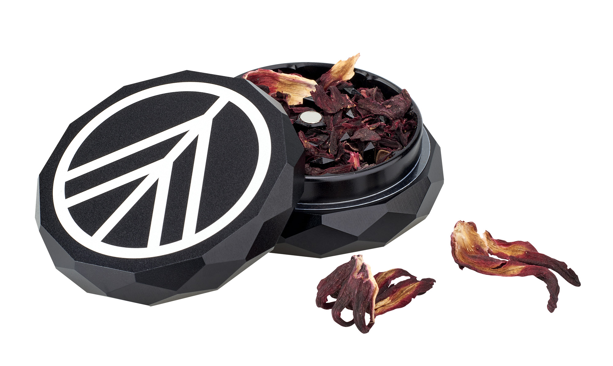 Norddampf Aluminium Grinder 2-teilig schwarz