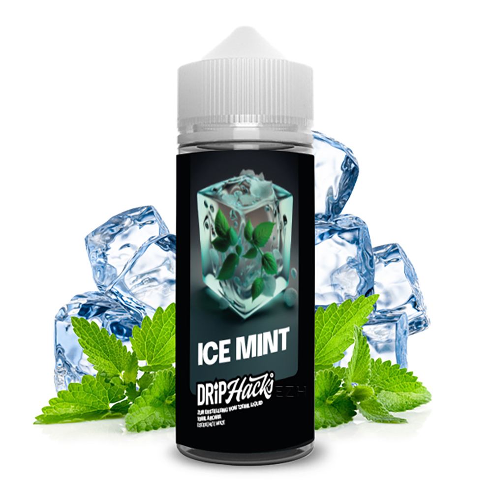 Drip Hacks Ice Mint Longfill | 10ml in 120ml Flasche