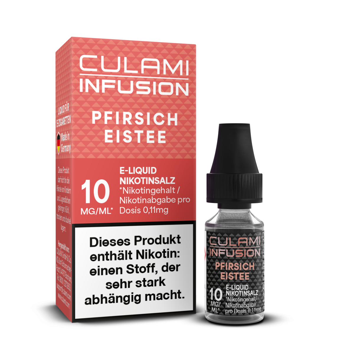 CULAMI Infusion Pfirsich Eistee | 10ml SaltNic 