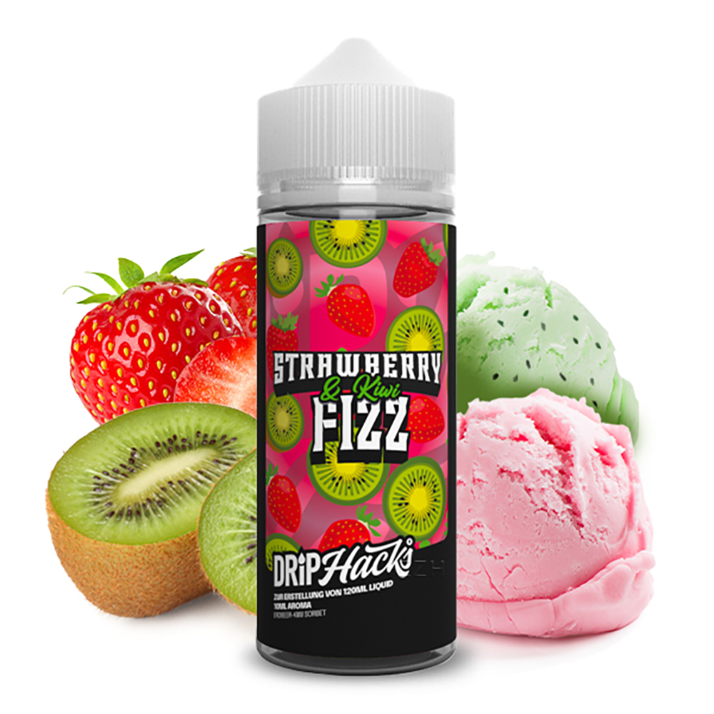 Drip Hacks Strawberry & Kiwi Fizz 10ml/120