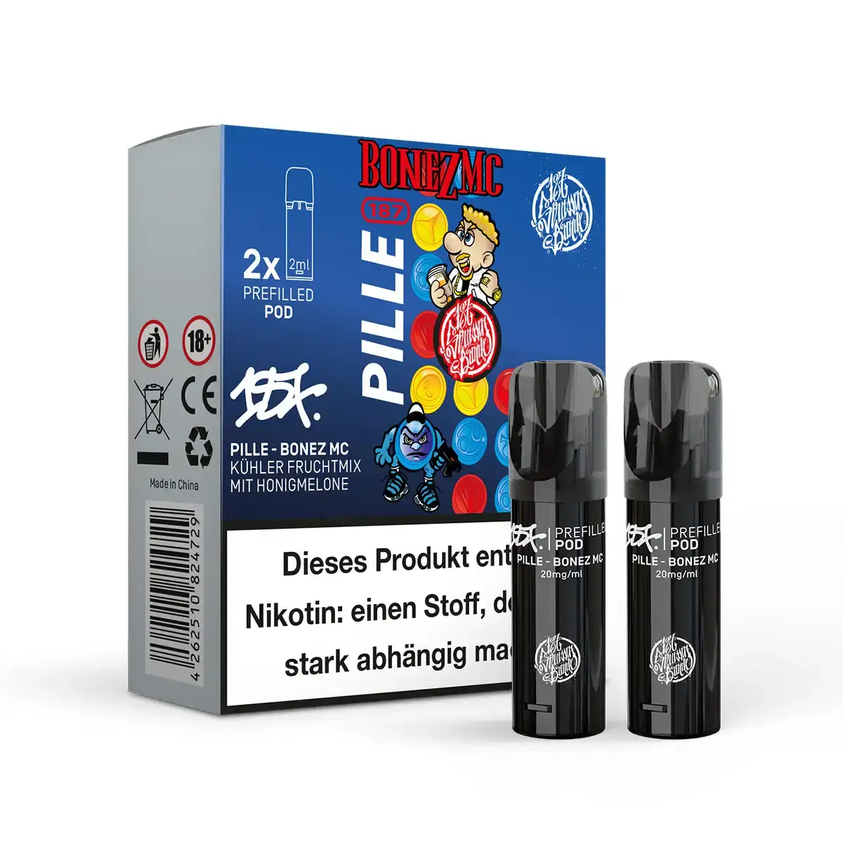 187 Strassenbande Pille Bonez MC 20mg  2Pod