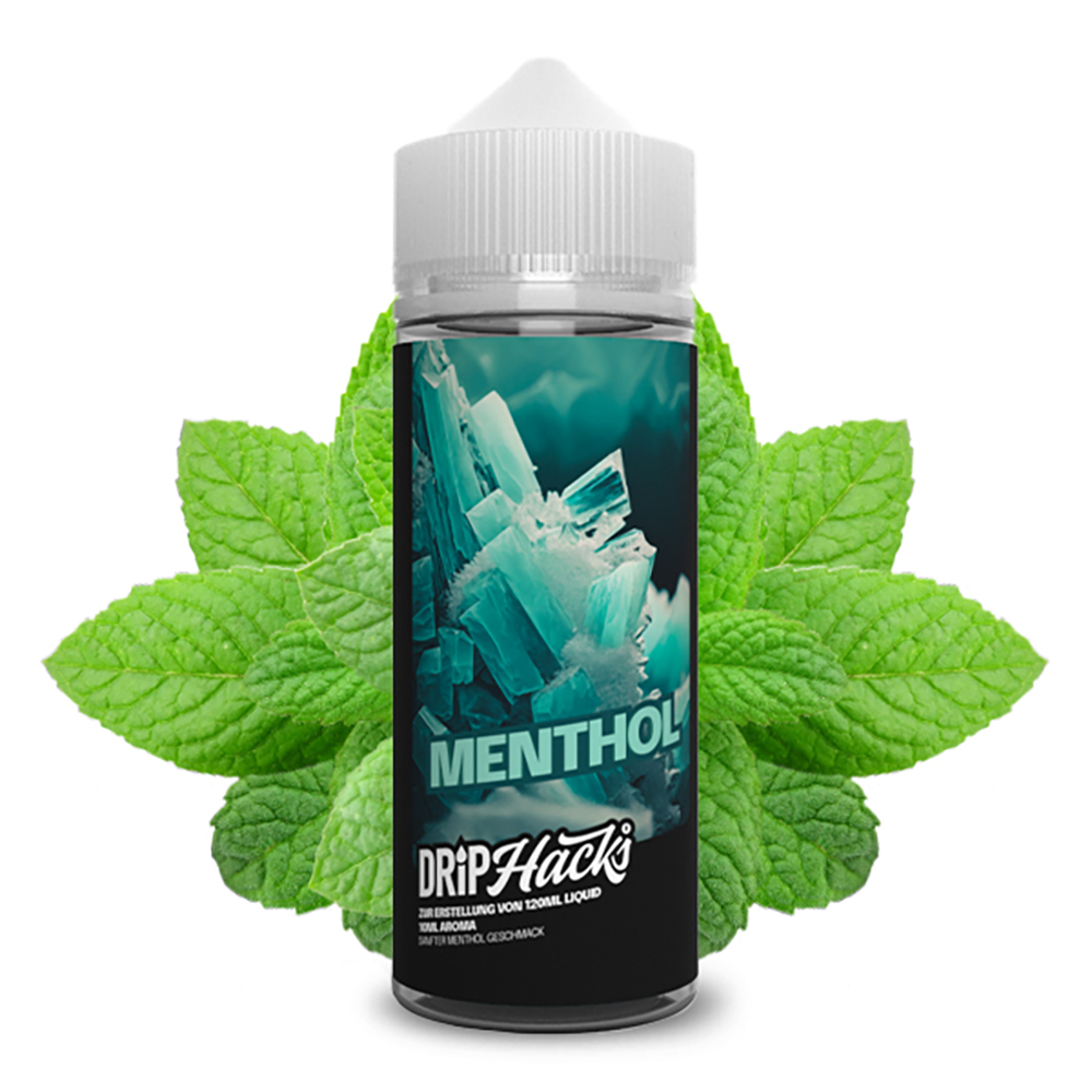Drip Hacks Menthol Longfill | 10ml in 120ml Flasche
