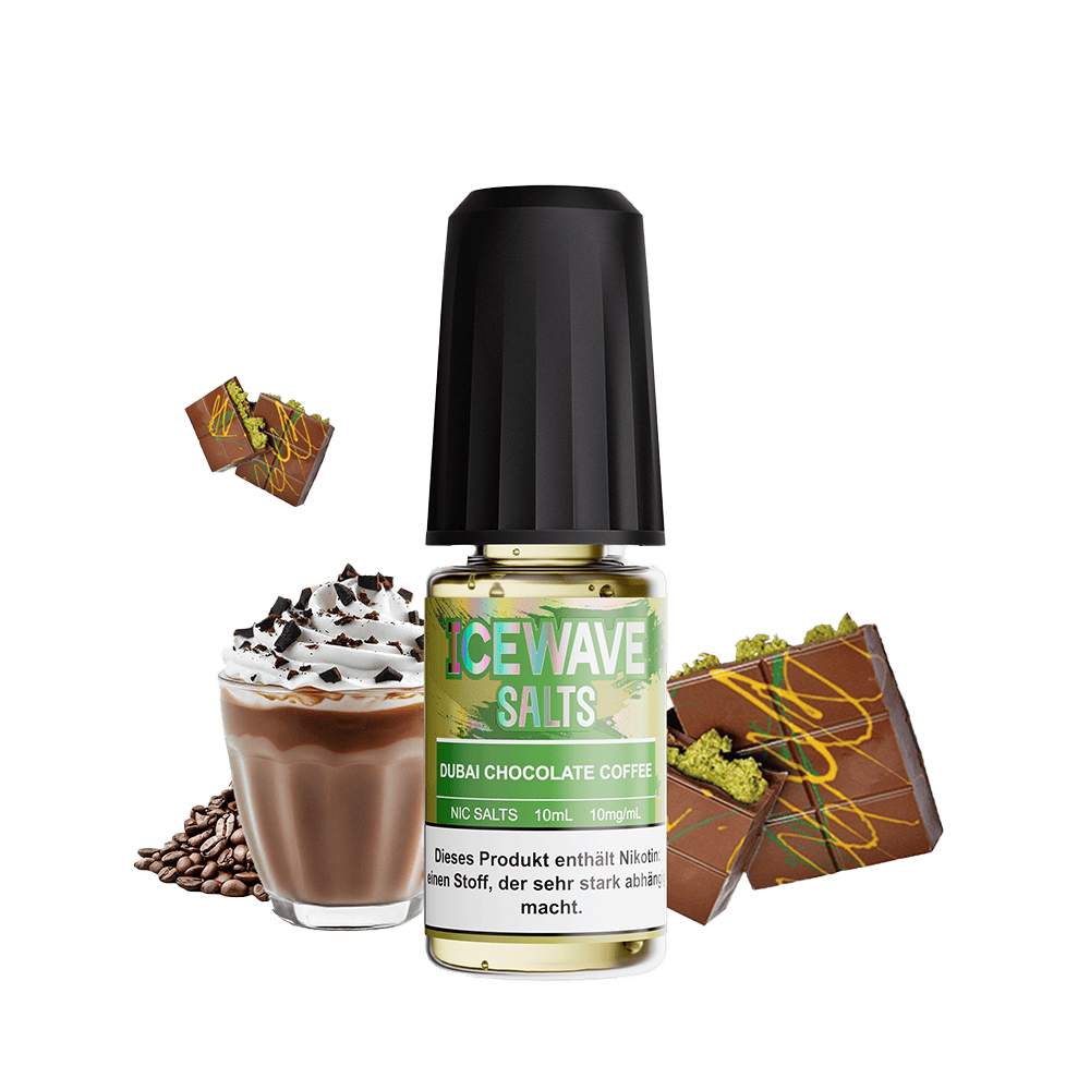 ICEWAVE Dubai Chocolate Coffee | 10ml SaltNic 