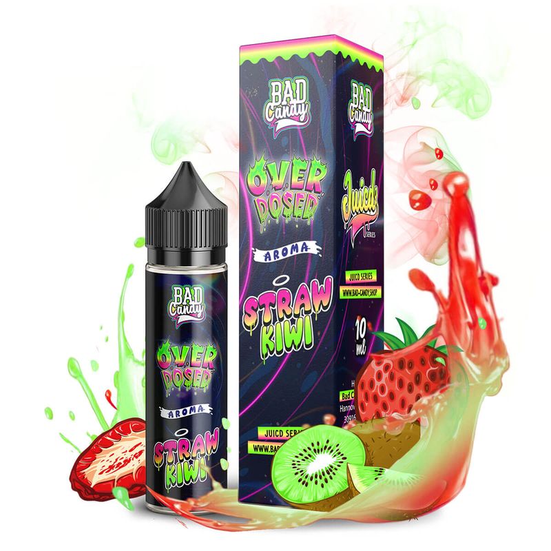 Bad Candy Straw Kiwi Overdosed  10ml/60ml