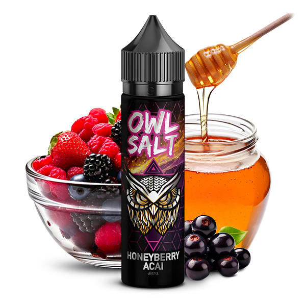 OWL Salt Honeyberry Acai Longfill | 10ml in 60ml Flasche 