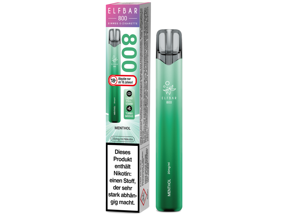 Elf Bar EB800 Menthol 0mg