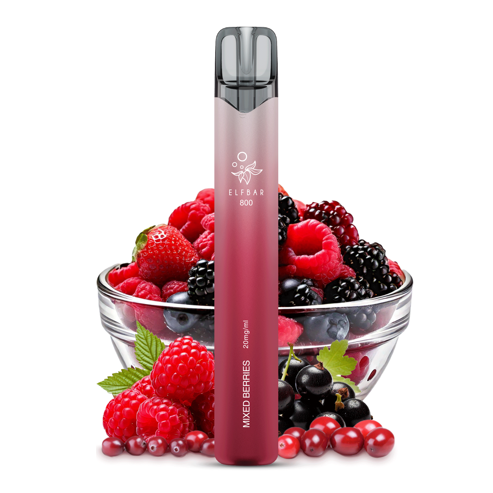 Elf Bar 800 Einweg E-Zigarette - 0mg & 20 mg - Mixed Berries