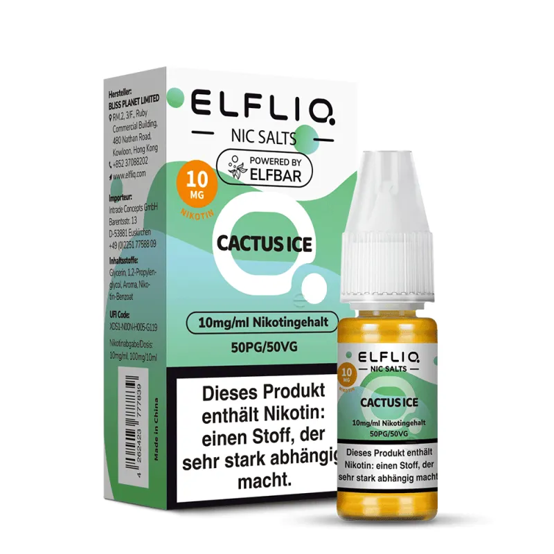 Elfbar ELFLIQ Cactus Ice 10ml SaltNic