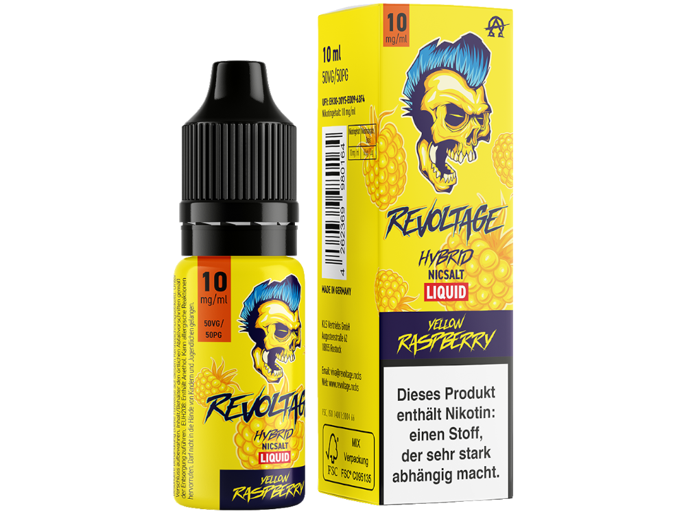 Revoltage  Yellow Raspberry E-Liquid 10 ml
