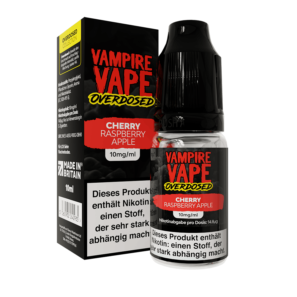Vampire Vape Cherry Raspberry Apple Overdosed | 10ml SaltNic 