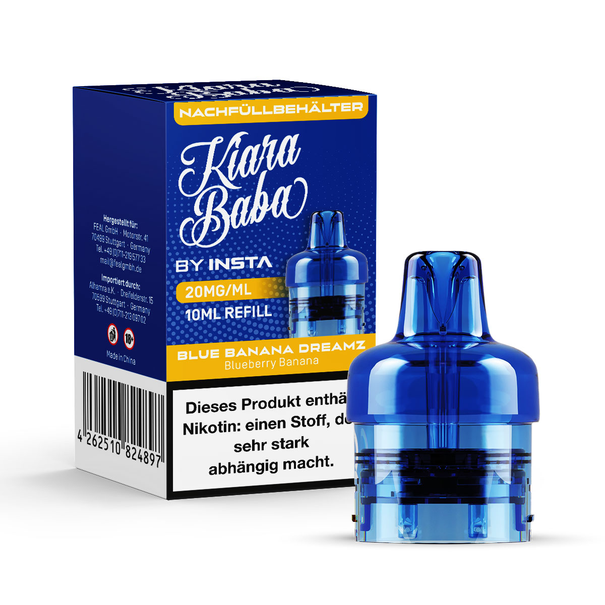 Kiara Baba 10K Blue Banana Dreamz 10ml/20mg