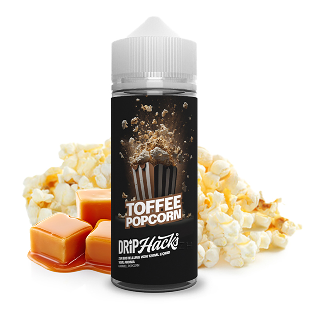 Drip Hacks Toffee Popcorn 10ml/120