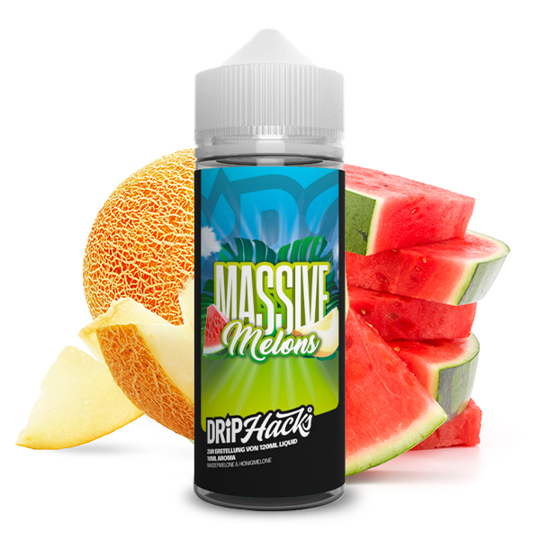 Drip Hacks Massive Melons Longfill | 10ml in 120ml Flasche