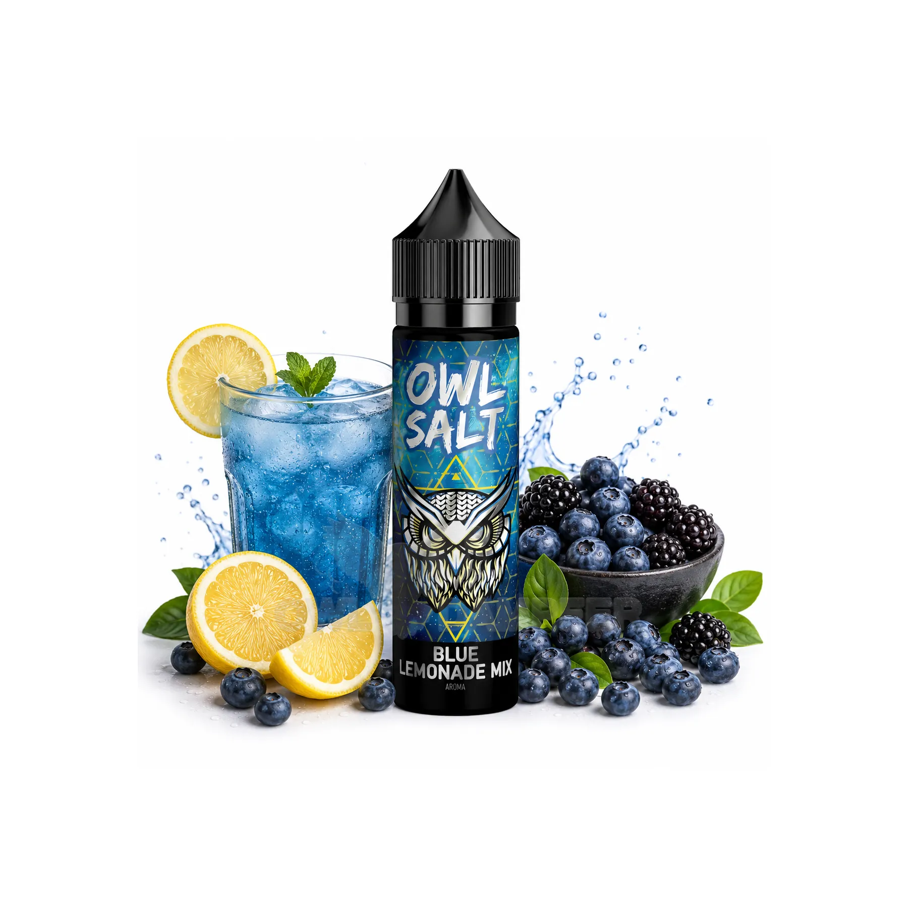OWL Salt Blue Lemonade Mix | 10ml/60 Longfill