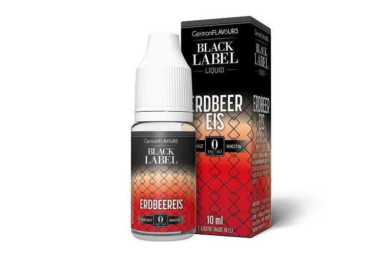 German Flavours Black Label Erdbeereis SaltNic