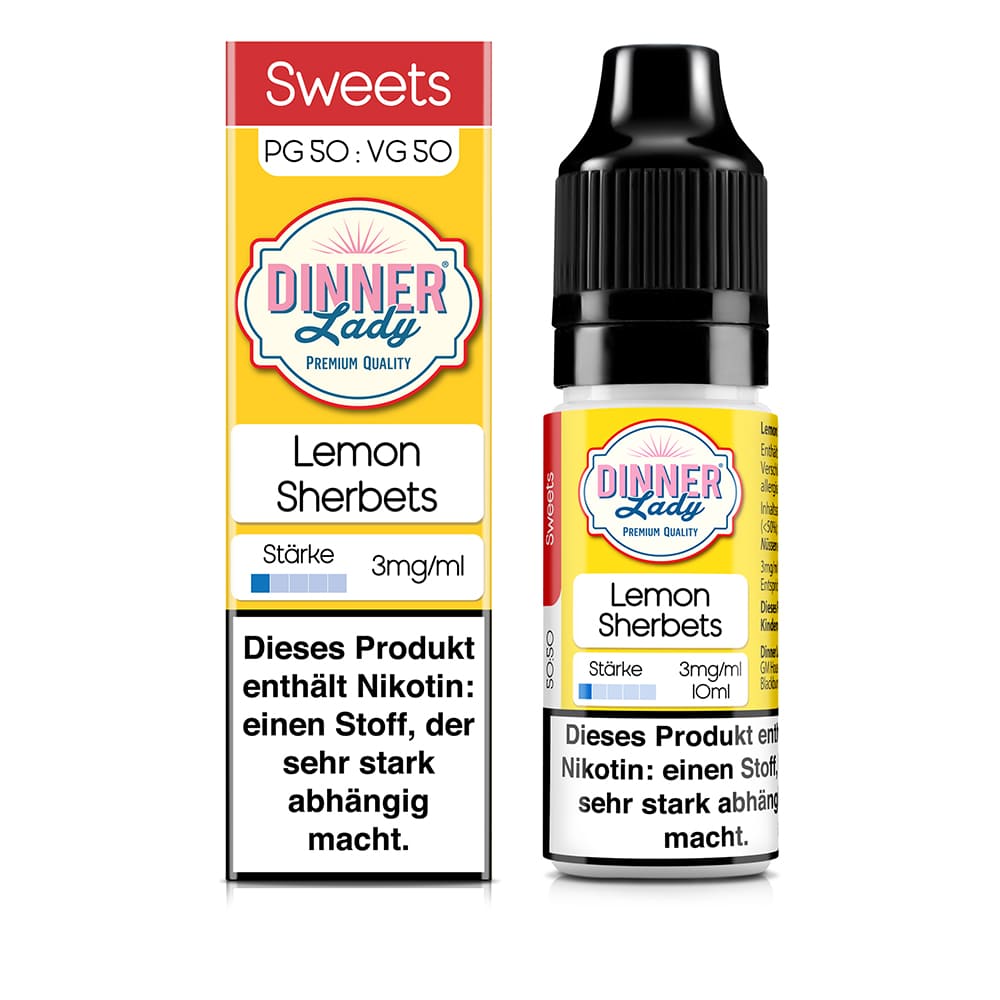 Dinner Lady Lemon Sherberts | 10ml Liquid 