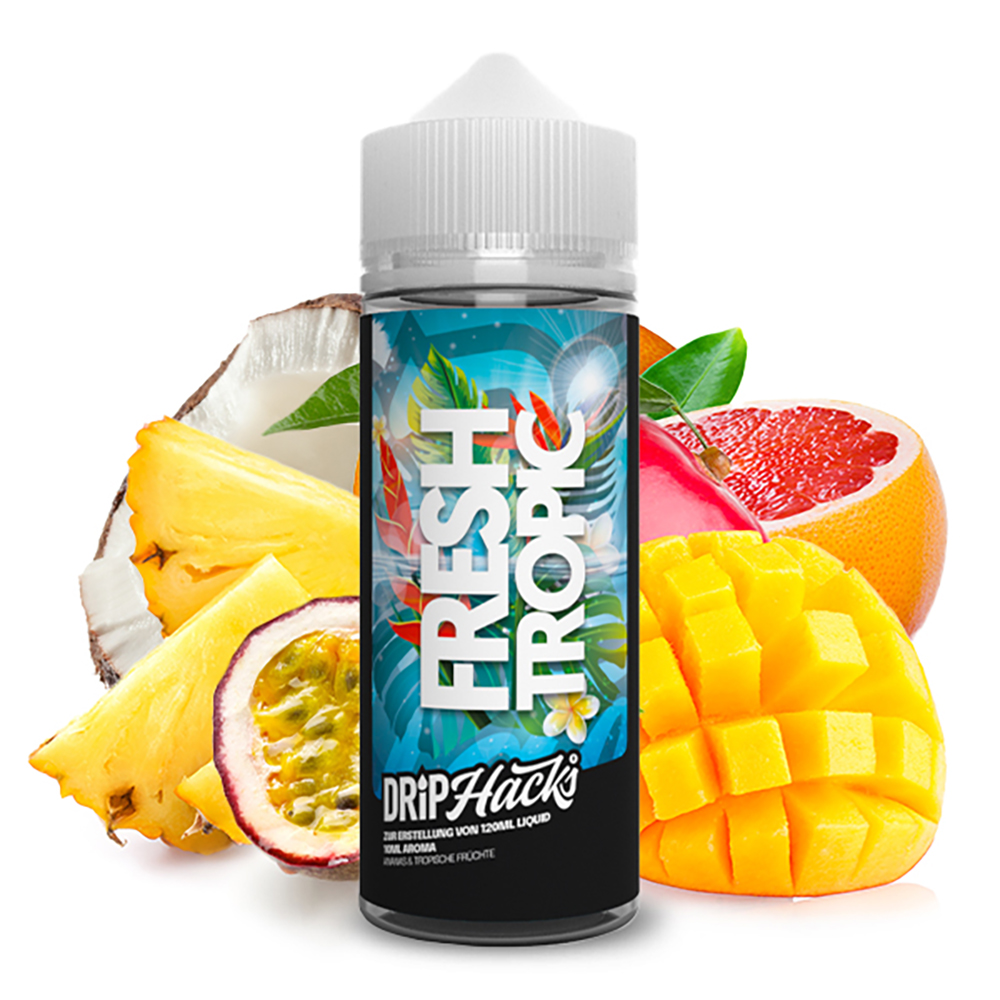 Drip Hacks Fresh Tropic Longfill | 10ml in 120ml Flasche