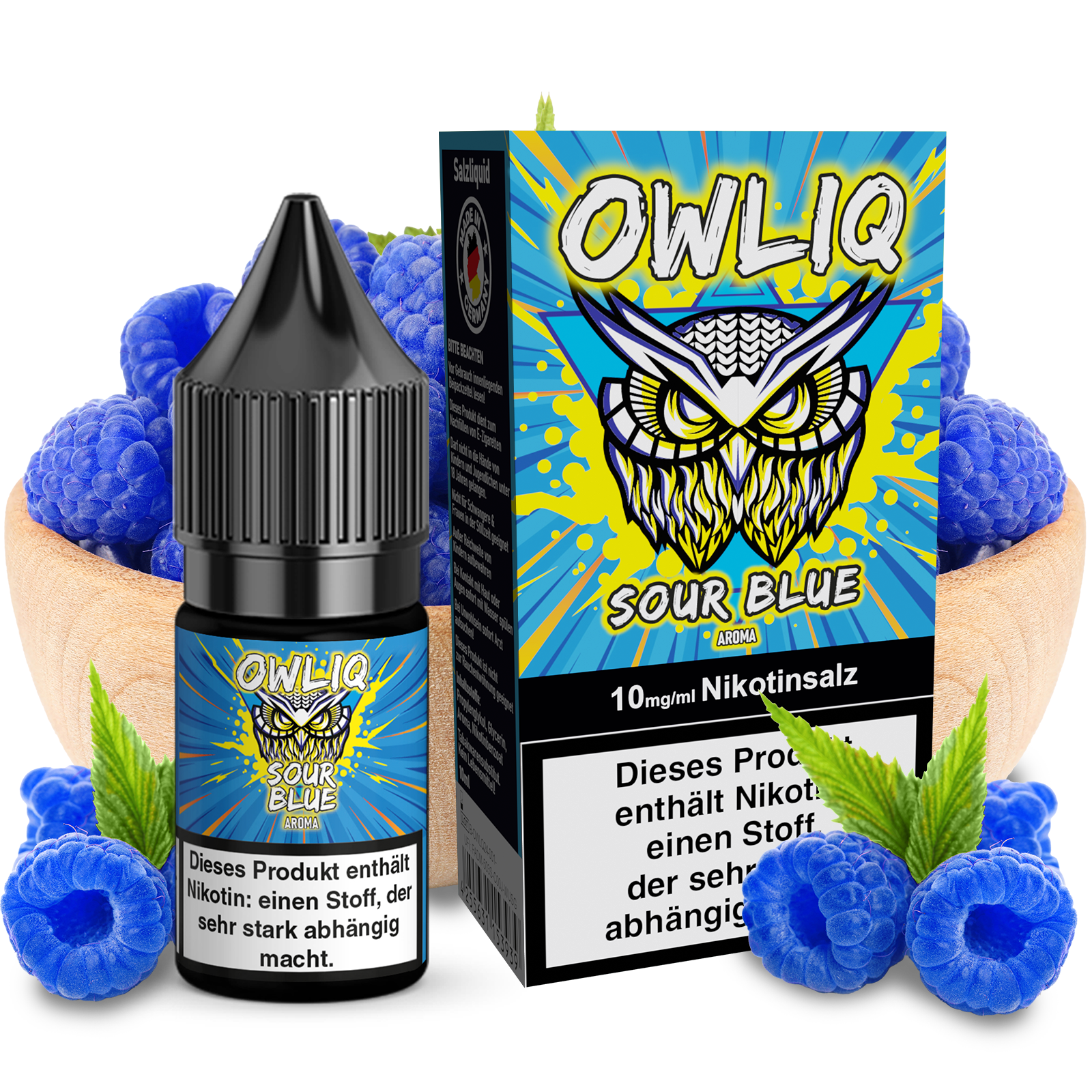 OWLIQ Sour Blue SaltNic | 10ml 