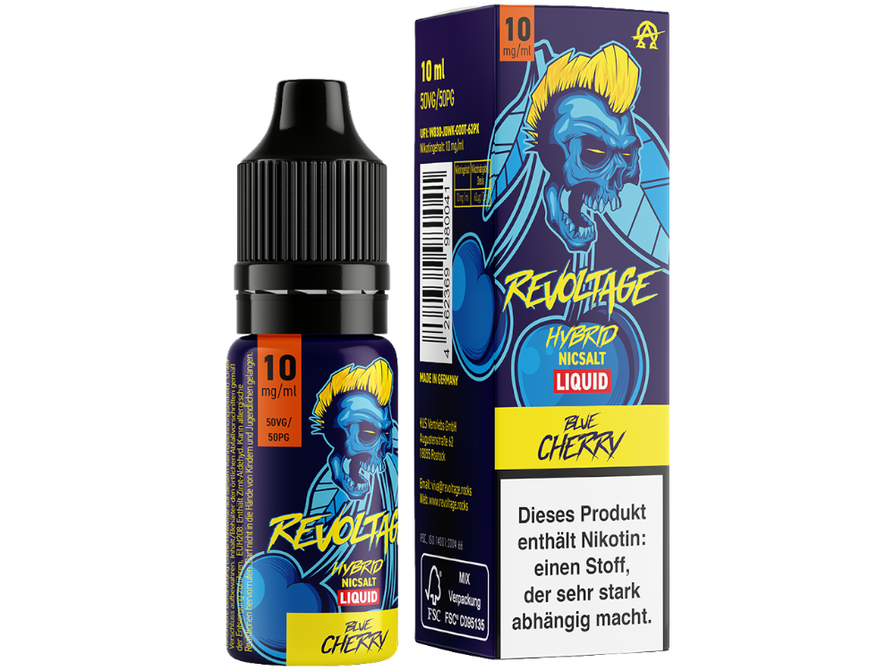 Revoltage  Blue Cherry E-Liquid 10 ml