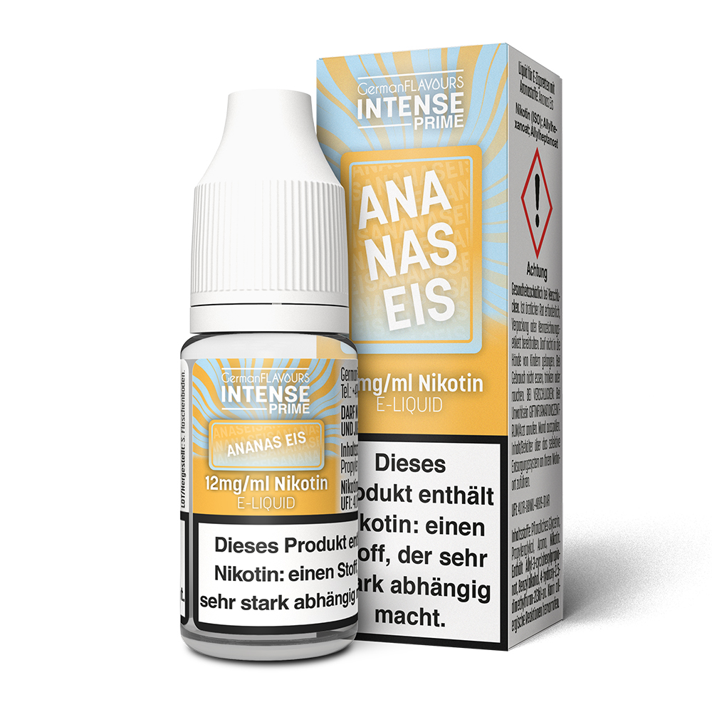 German Flavours Intense Prime Ananas Eis | 10ml Liquid