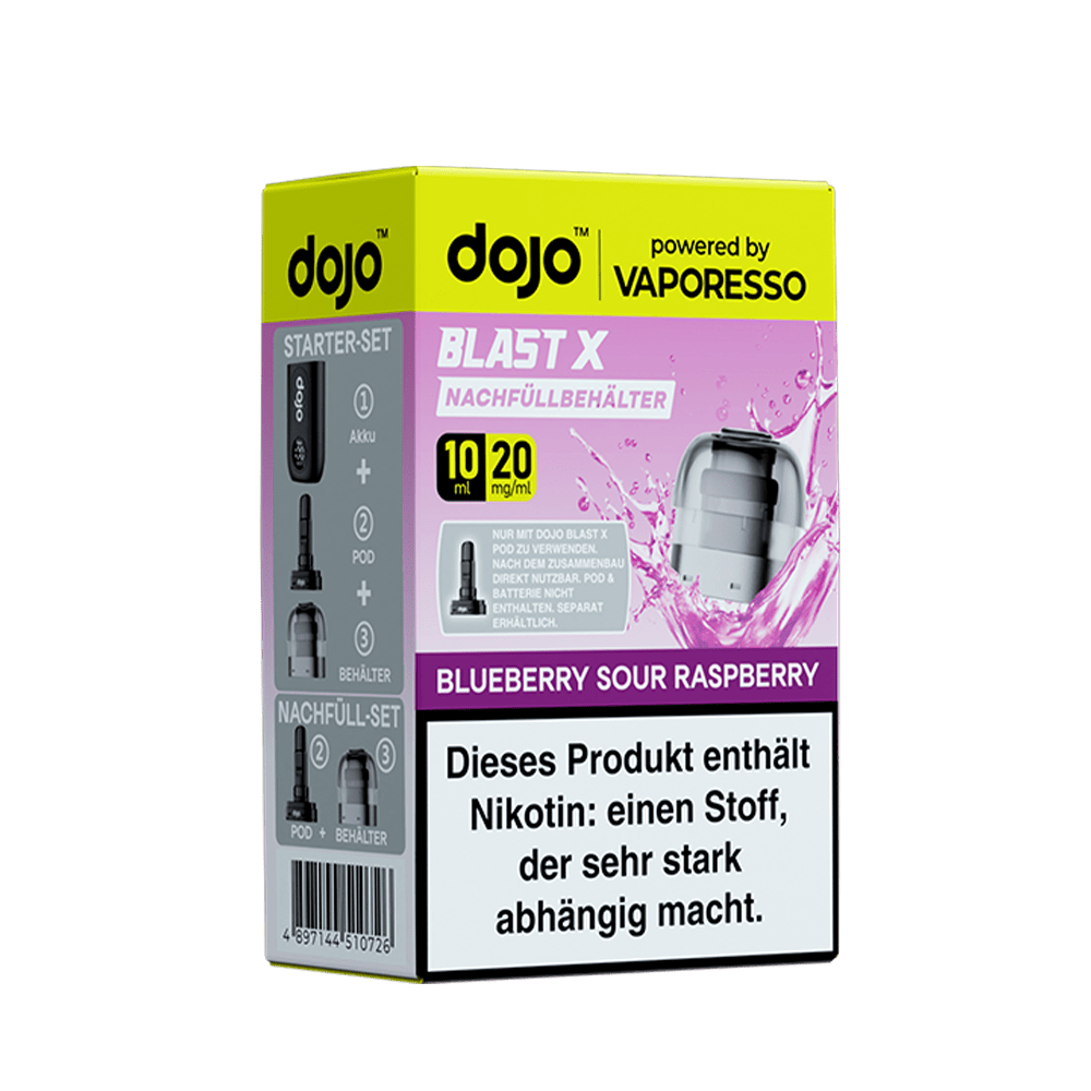 Vaporesso Dojo Blast Blueberry Sour Raspberry 20mg/10ml