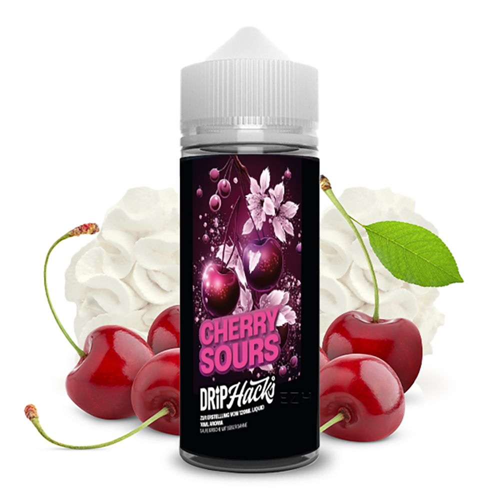 Drip Hacks Cherry Sours Longfill | 10ml in 120ml Flasche