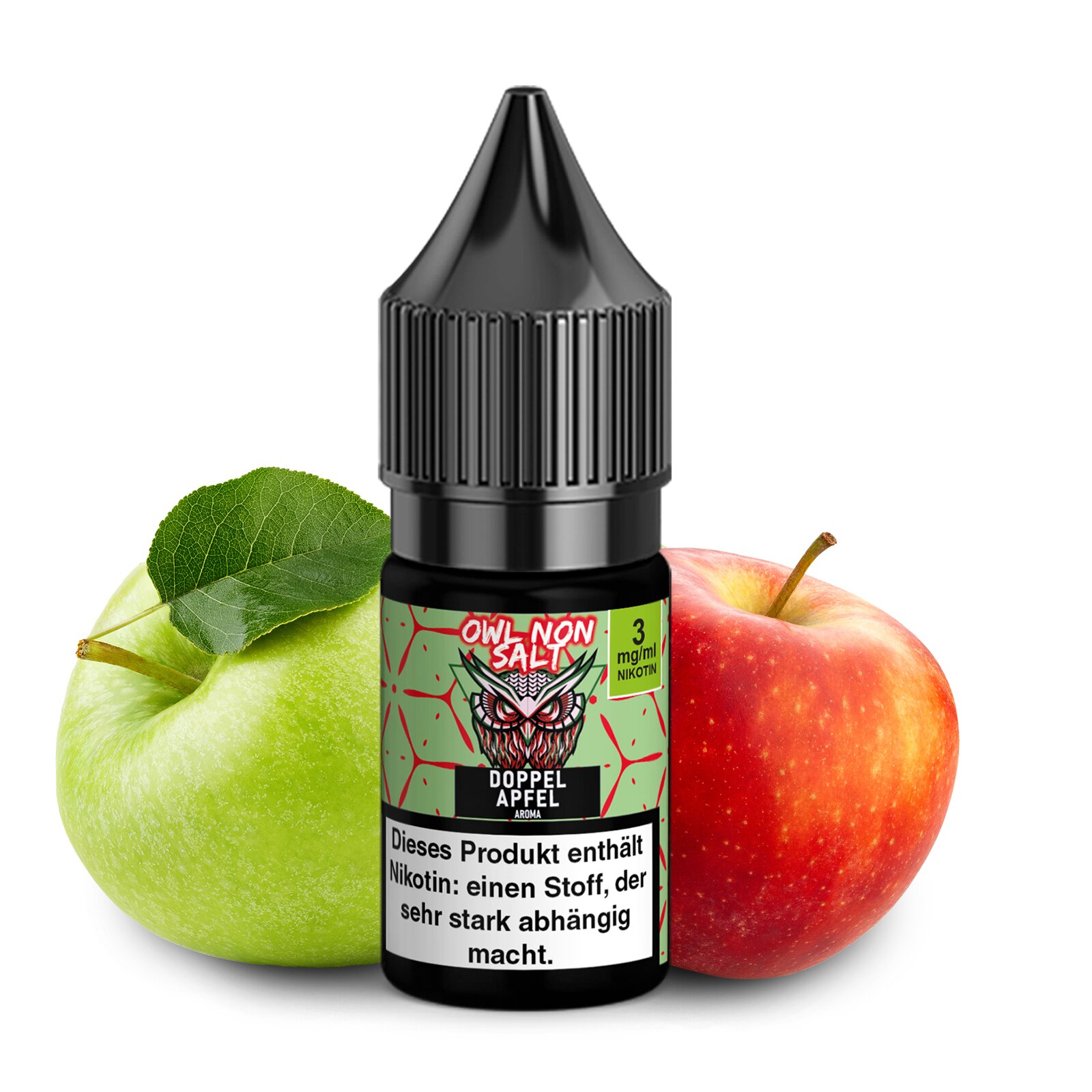 OWL Non SALT Doppelapfel | 10ml Liquid
