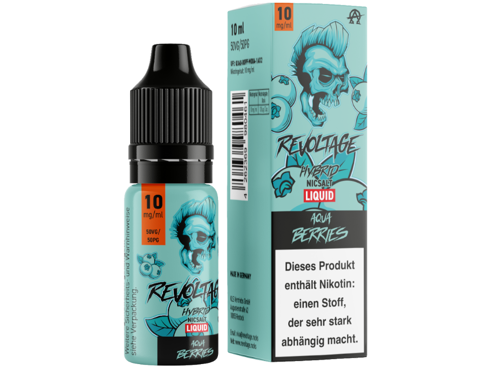 Revoltage  Aqua Berries E-Liquid 10 ml