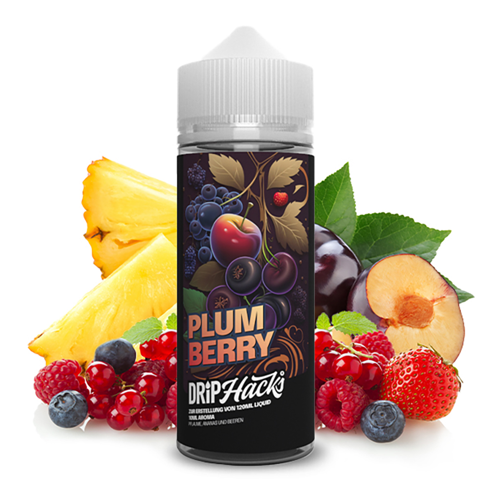 Drip Hacks Plum Berry Longfill | 10ml in 120ml Flasche