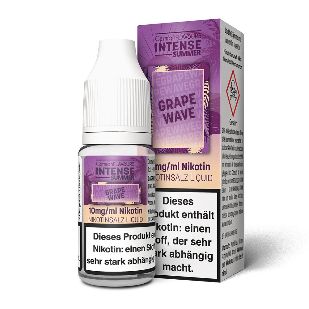 German Flavours Intense Grape Wave 10ml SaltNic