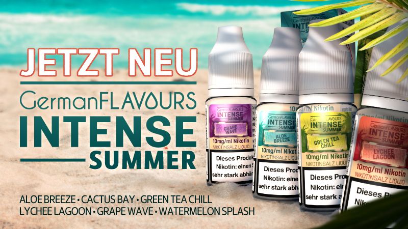 German Flavours Intense Summer Liquids für E-Zigaretten