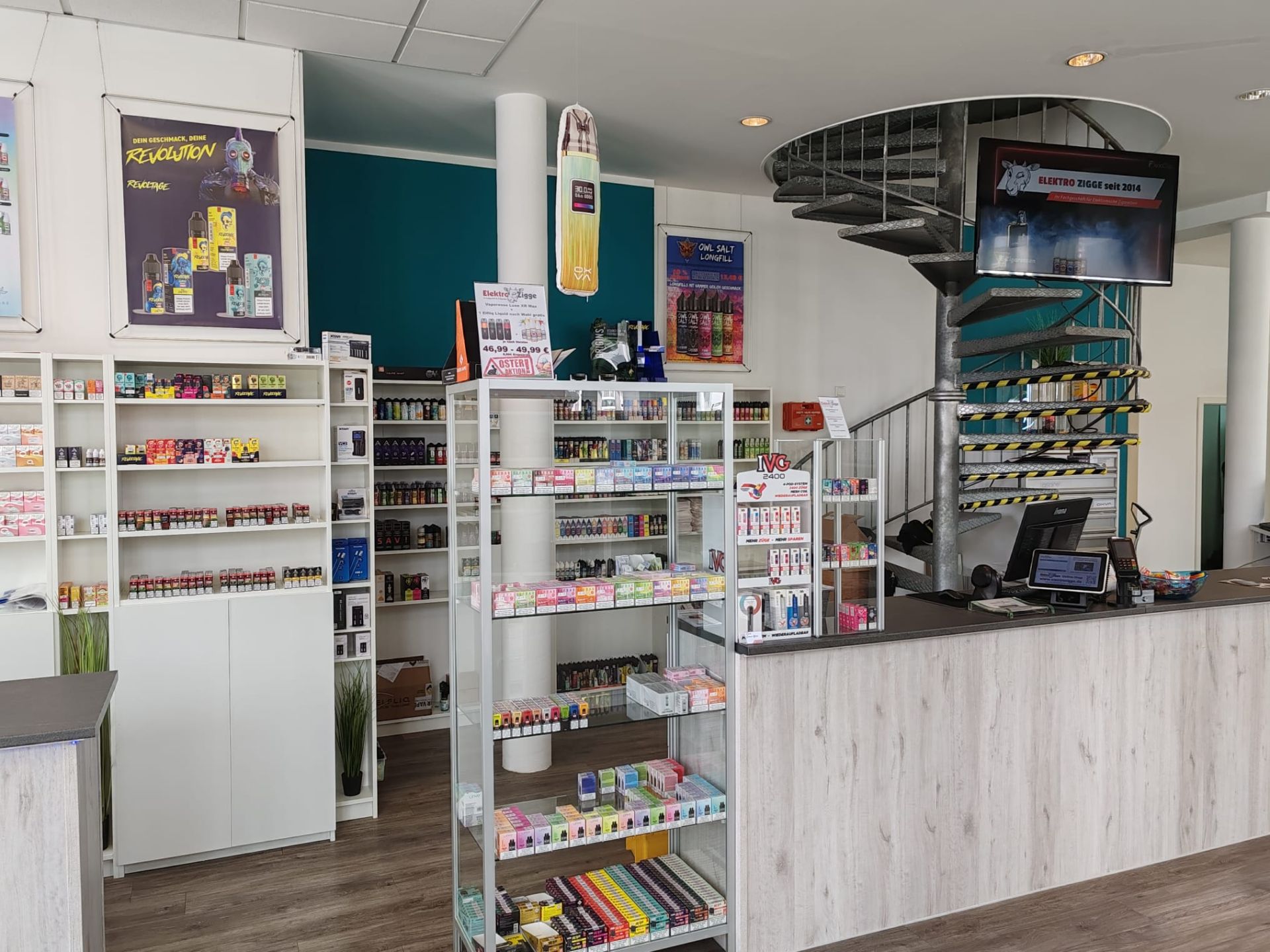 Produktsortiment im ElektroZigge E-Zigaretten-Shop Fulda/Künzell