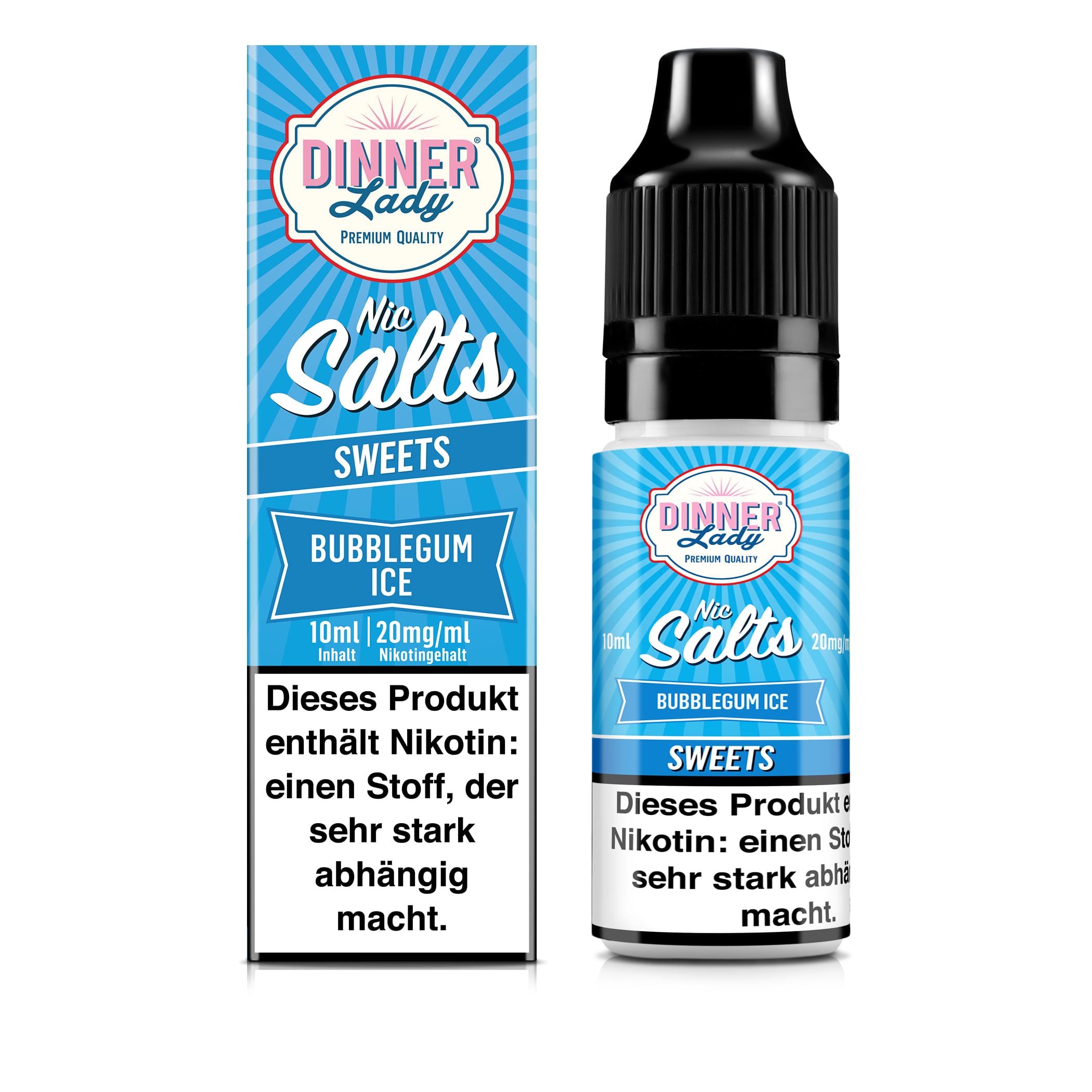 Dinner Lady Bubblegum Ice | 10ml SaltNic