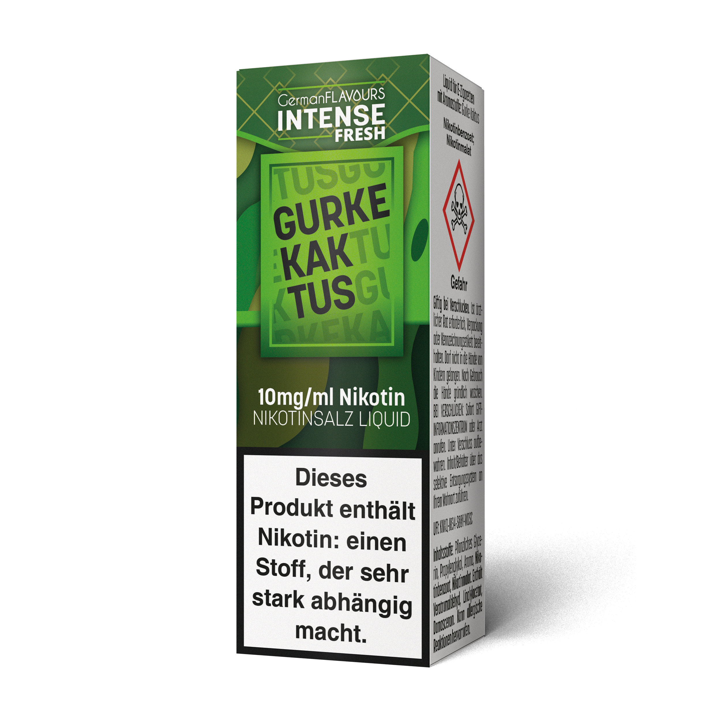 German Flavours Intense Fresh Gurke Kaktus | 10ml SaltNic 