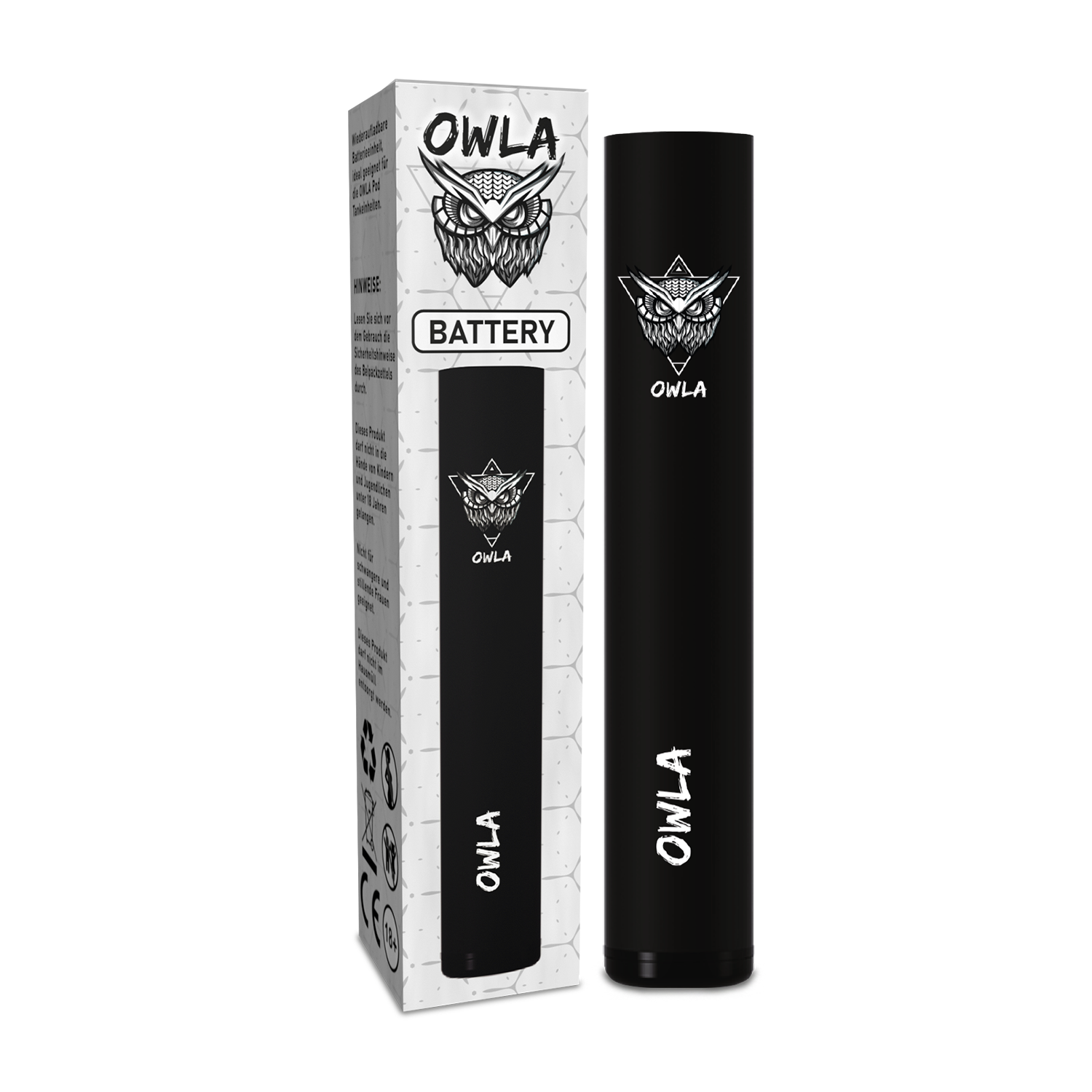 OWLA Battery Device Kit schwarz Akkueinheit incl.Ladekabel