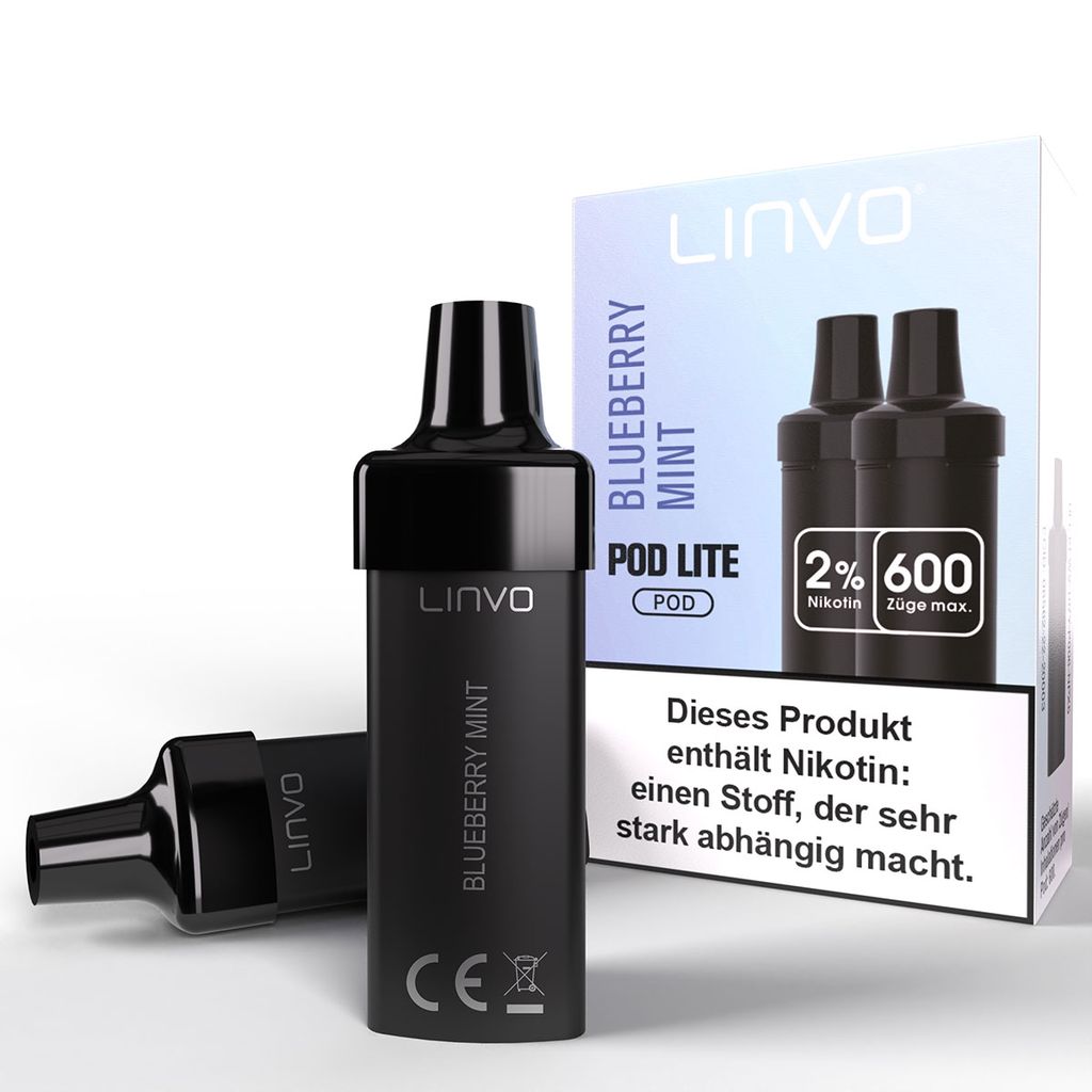 Linvo Pod Lite Plus Blueberry Mint 20mg 2 Stück