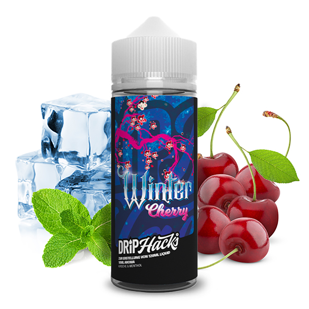 Drip Hacks Cherry Winter Longfill | 10ml in 120ml Flasche